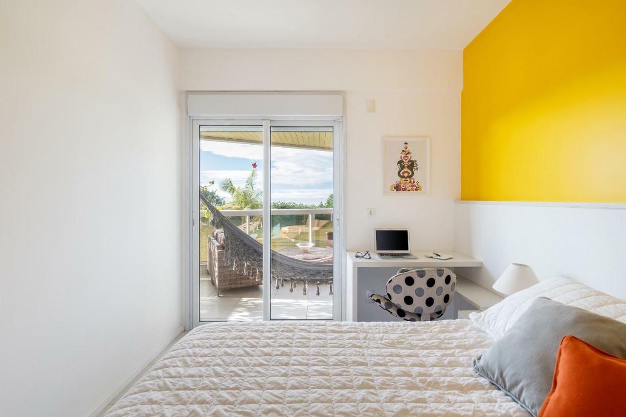 Apartamento com 4 suítes pé na areia Florianópolis Exterior foto