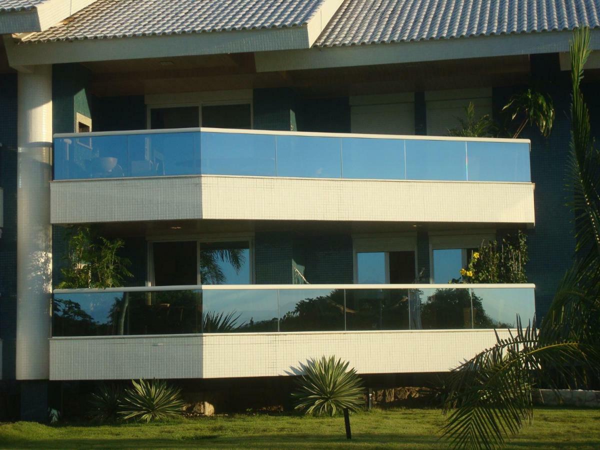 Apartamento com 4 suítes pé na areia Florianópolis Exterior foto