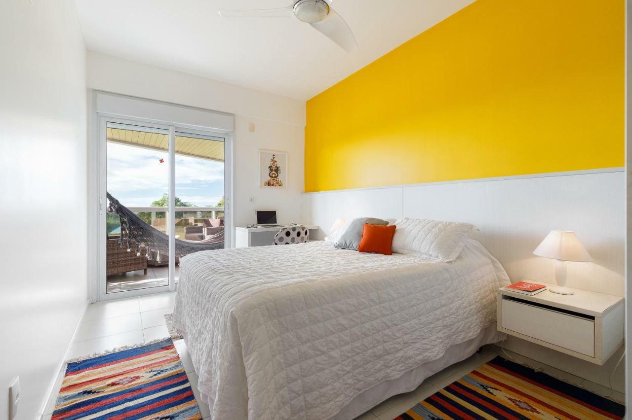 Apartamento com 4 suítes pé na areia Florianópolis Exterior foto